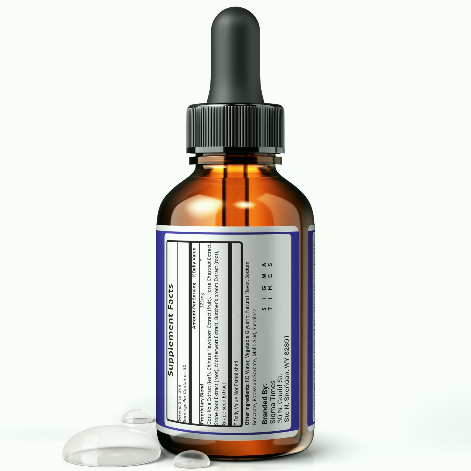 Cognivex Drops, Liquid Supplement to Support Brain Health & Memory – 5 Pack