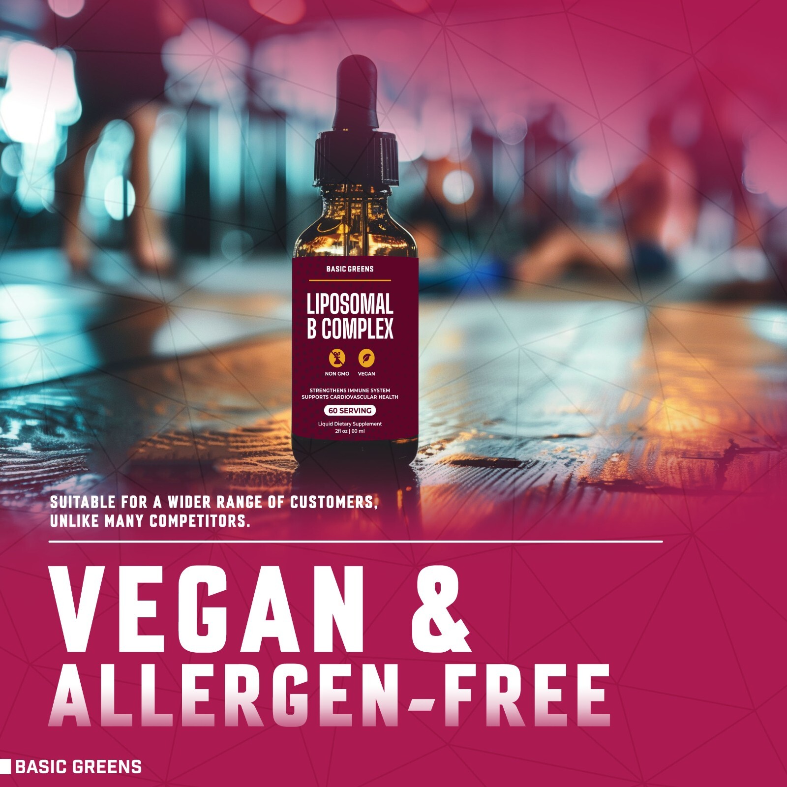 Liposomal B Vitamins Complex Liquid – High Absorption for Energy