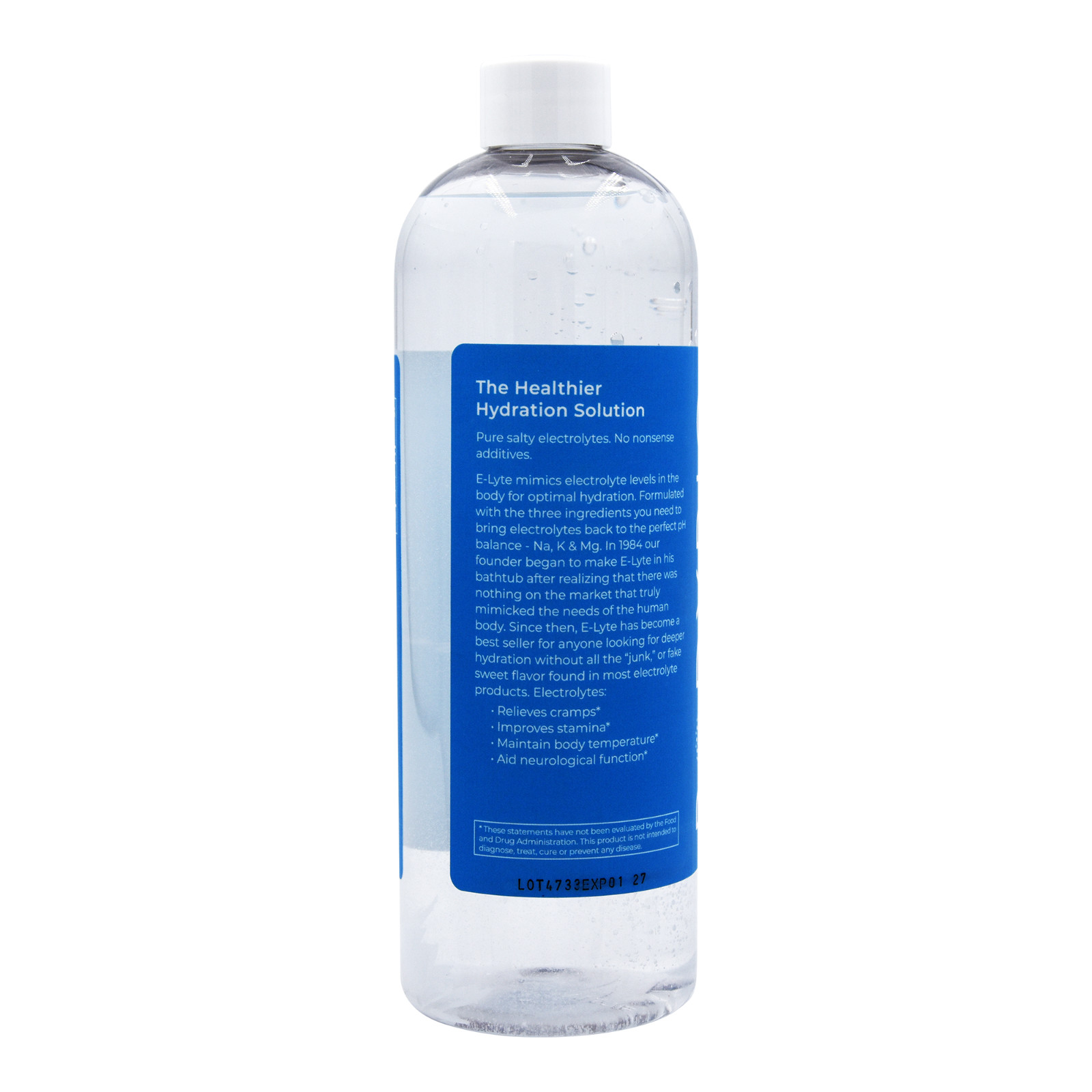 BodyBio E-Lyte: Pure, Concentrated Liquid Electrolyte for Clean Hydration, 16oz
