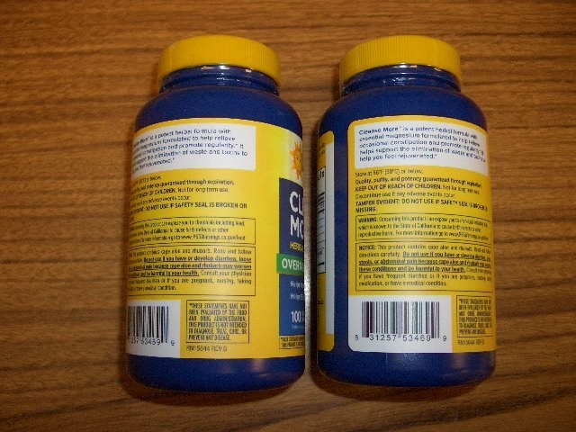2 Bottles Renew Life Cleanse More Overnight Formula 100 Capsules each Exp 4/2028