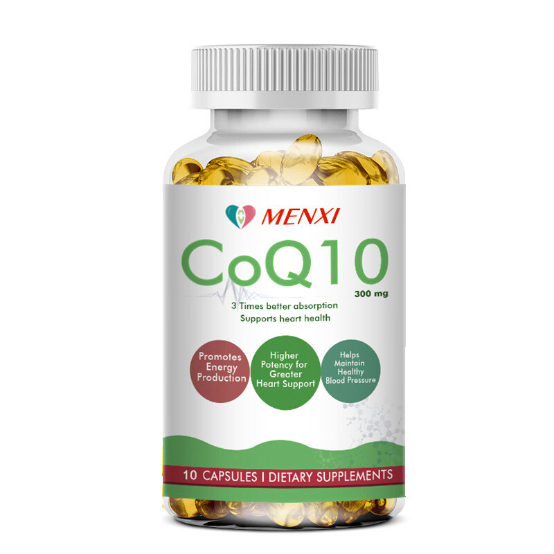 1-3 Bottles CoQ10 Coenzyme Q10 300mg 120 Capsules Heart Support NON GMO Softgels