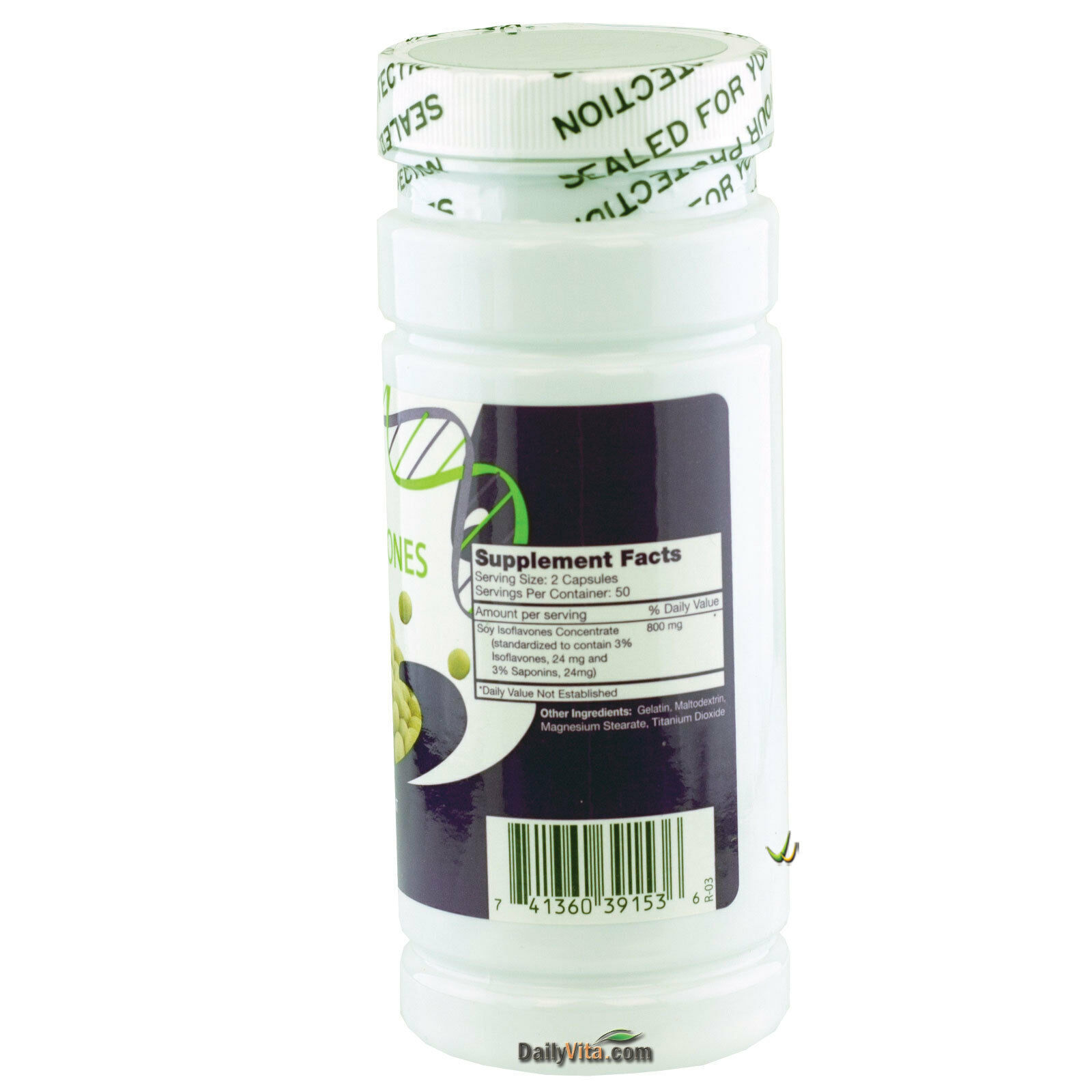5x NON-GMO Soy Isoflavones Extract 400 mg 100 Caps
