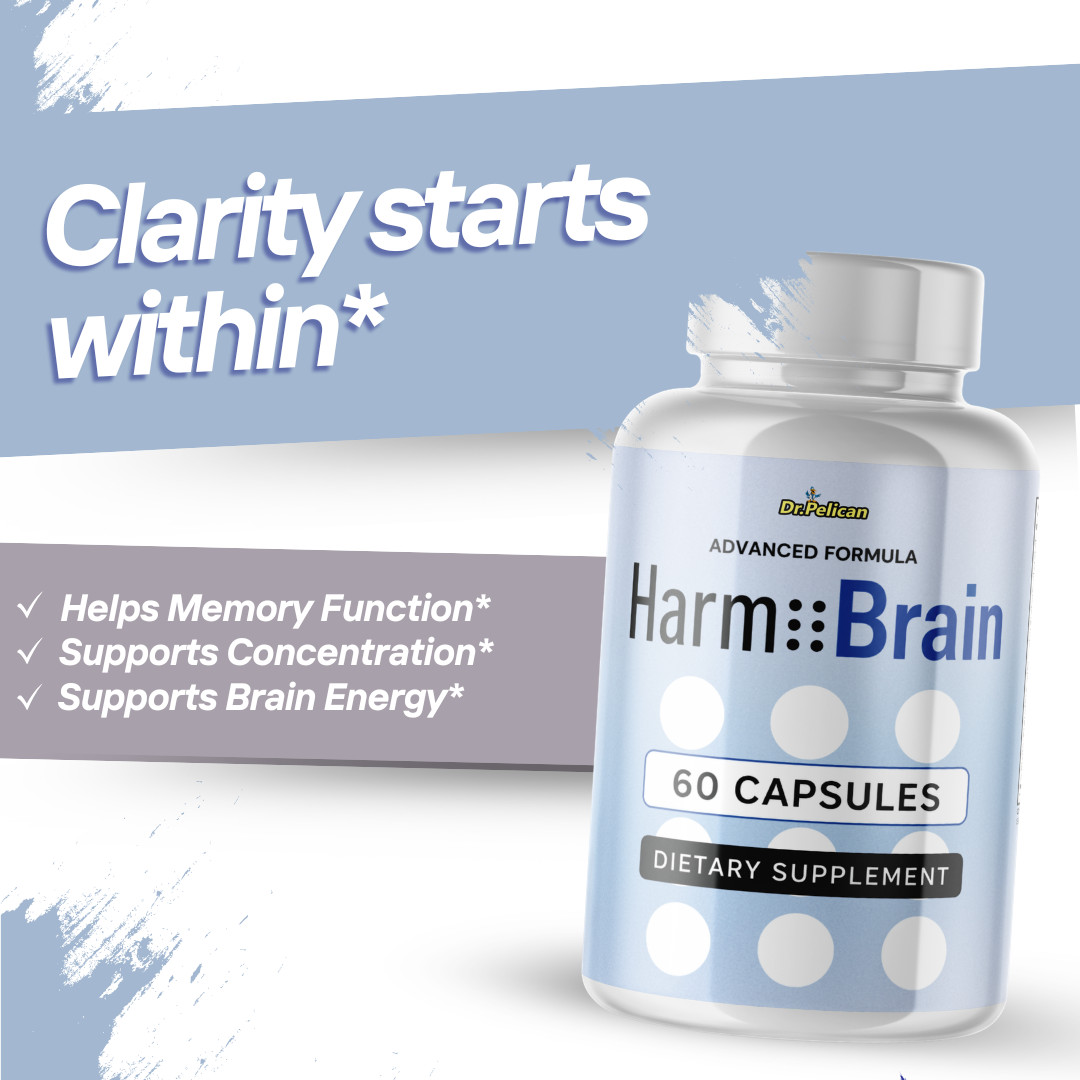 Harm Brain- Brain Support- 60 Capsules