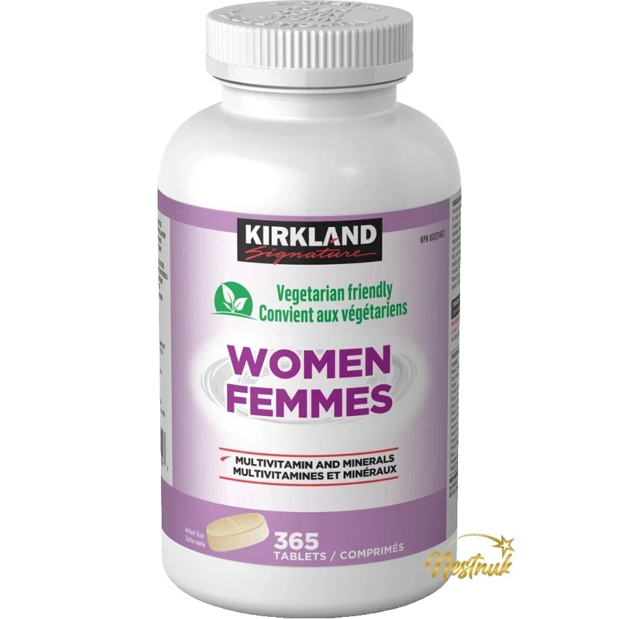 Kirkland Signature Women’s Multivitamin | 365 Tablets| 1 Bottle | Health Support