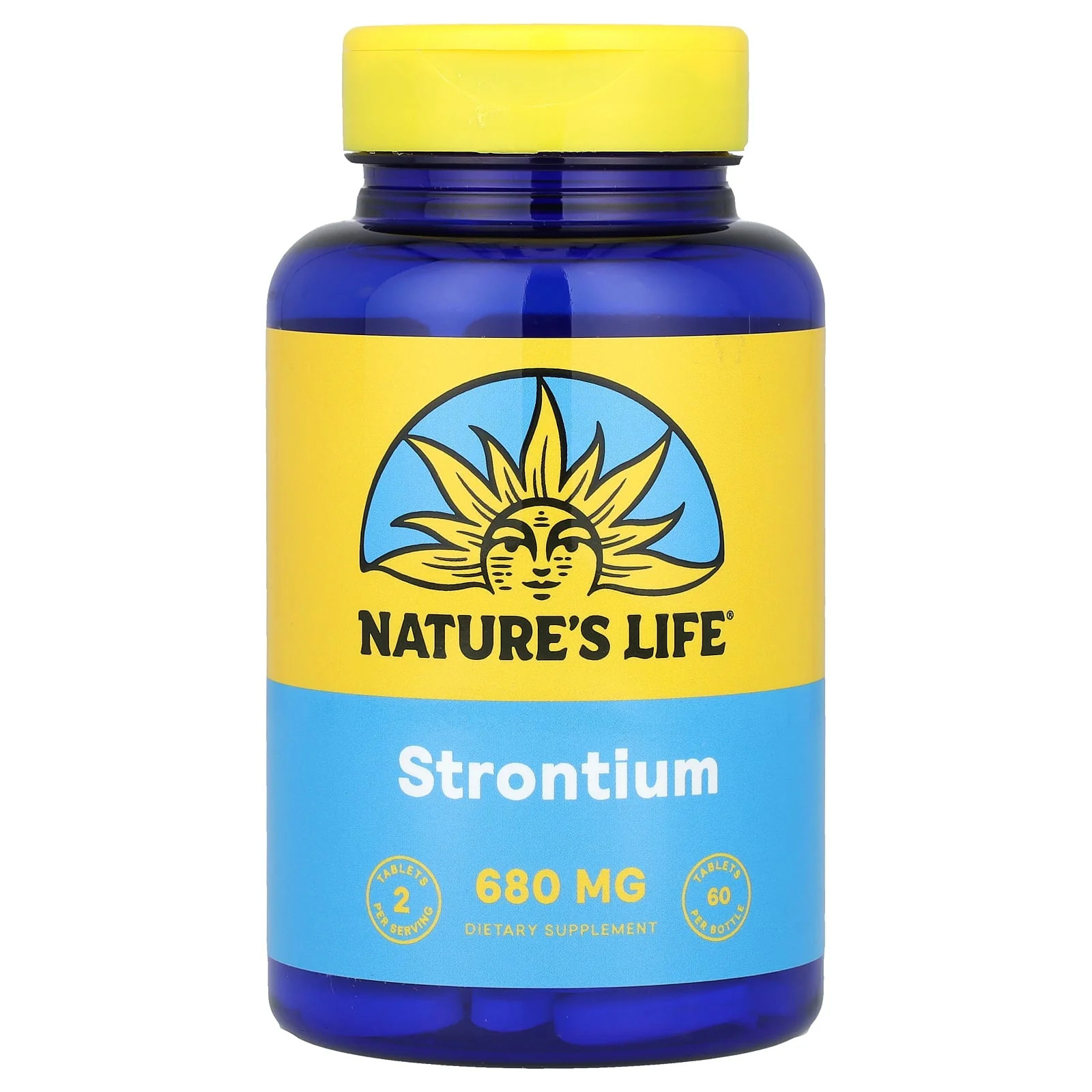 2 X Nature’s Life, Strontium, 60 Tablets (340 mg per Tablet)