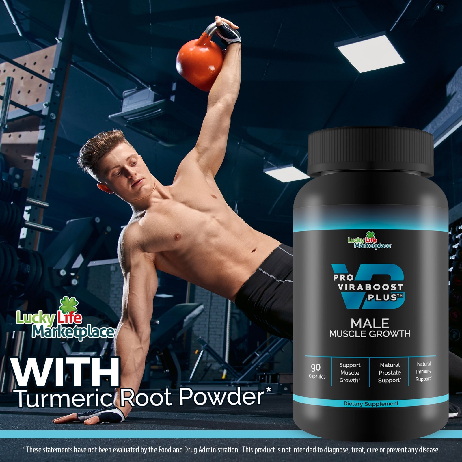 Pro VB Viraboost Plus – Male Prostate Support Supplement – Zinc & Vitamin D