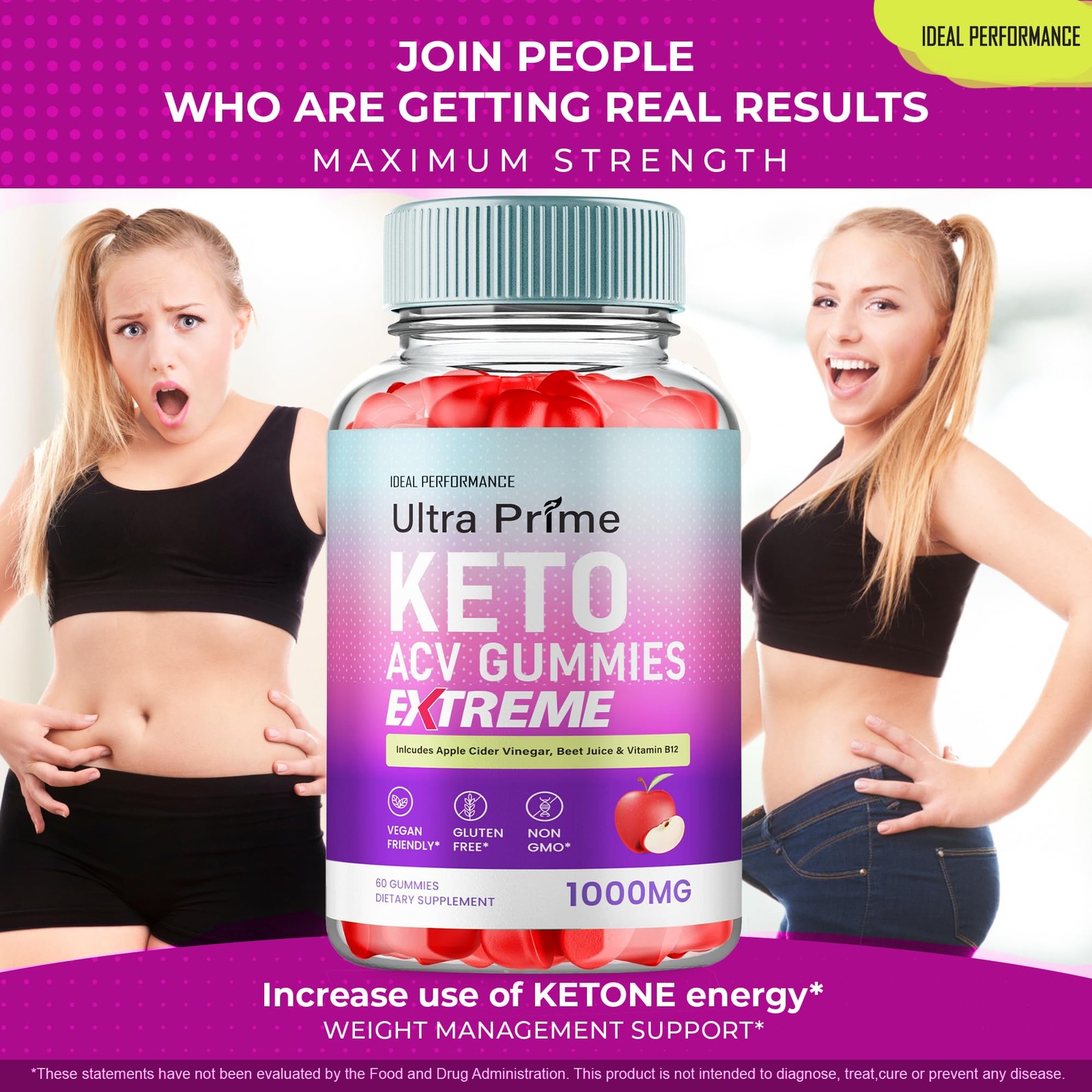 Ultra Prime General Wellness Supplement – 300 Gummies (5 Pack)