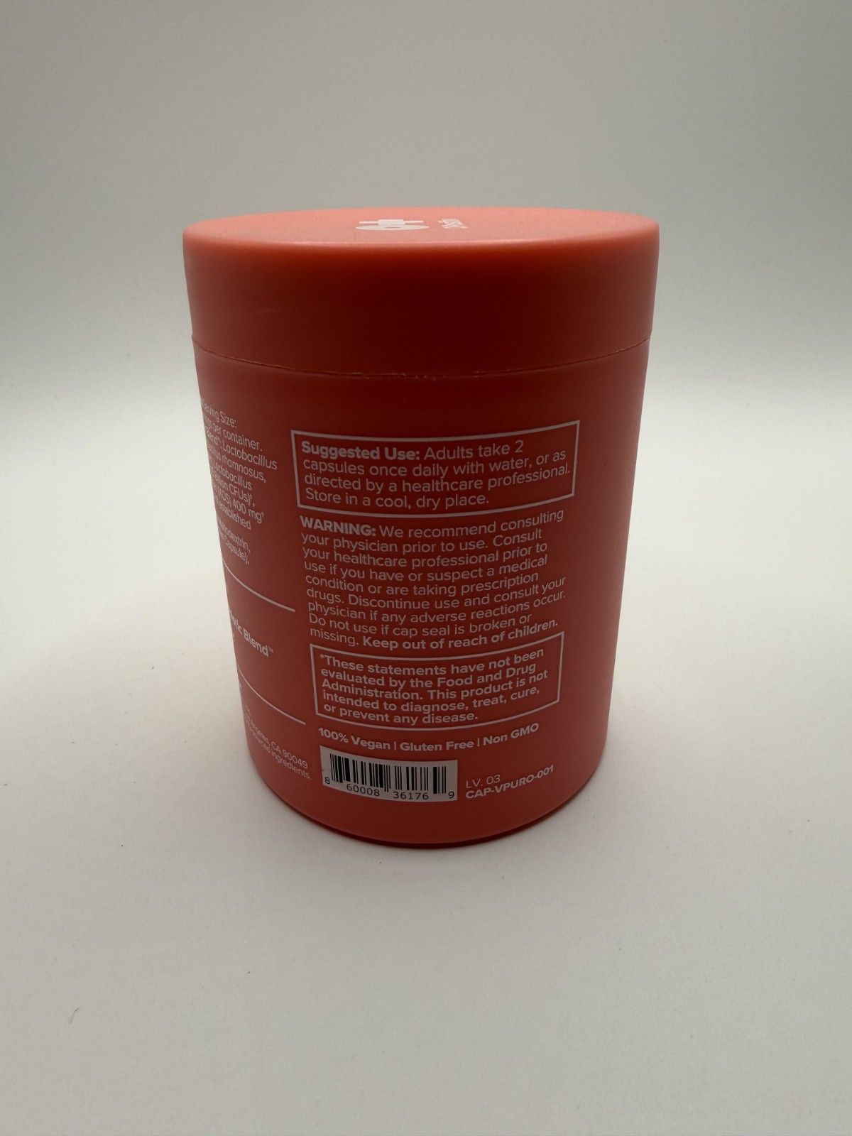 Uro Vaginal Probiotic O-Positiv Health Support 60 Vegan Capsules – Brand New