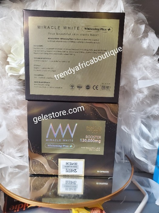 Miracle white royal Gold Booster 60 per pack. One pack sale.👌 anti aging