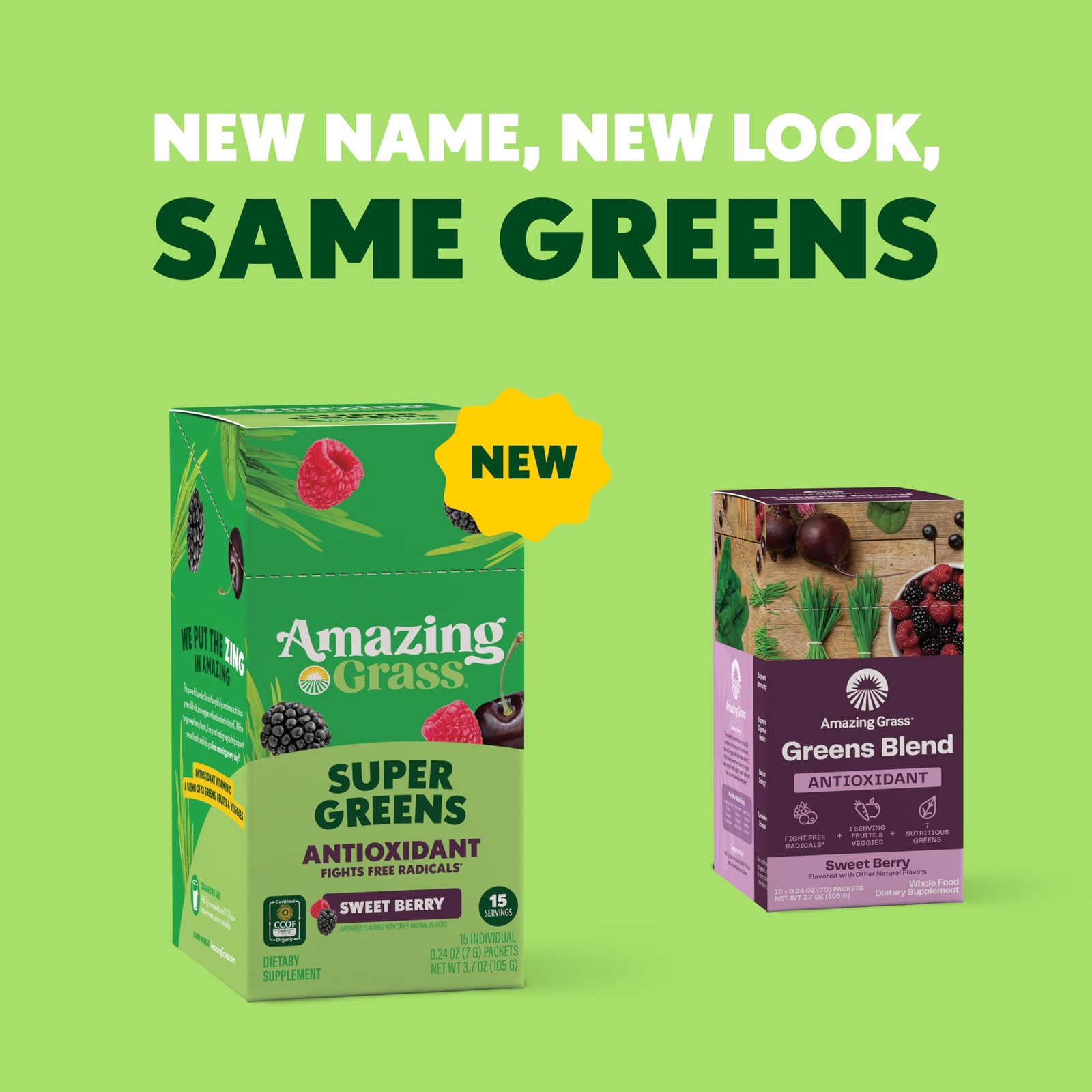 Amazing Grass Greens Blend Antioxidant: Super Greens Powder with Spirulina, Beet