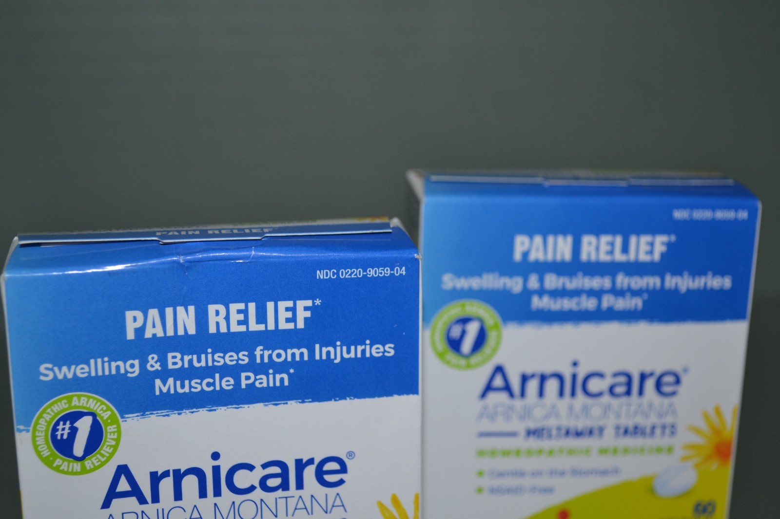 Lot Of 2 Arnicare Pain Relief Homeopathic Medicine, 60 Tablets Each, Exp. 10/28