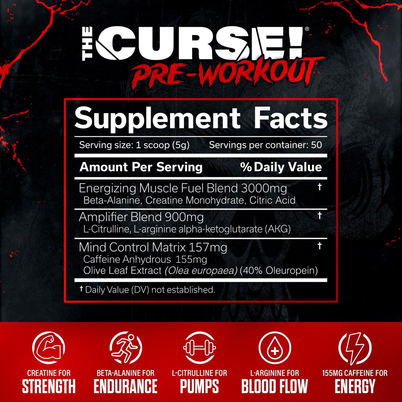 JNX SPORTS The Curse Tropical Storm Pre Workout Powder with Creatine – Extrem…