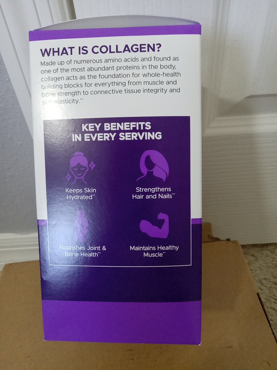 New Swanson Collagen Peptides, Qty 20 packs, 2 boxes. Boxes dented some by USPS