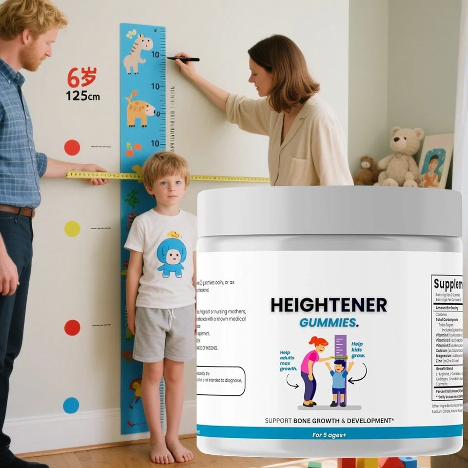 Heightener Gummies – organic Height Growth Supplement for Kids, Teens and Adu