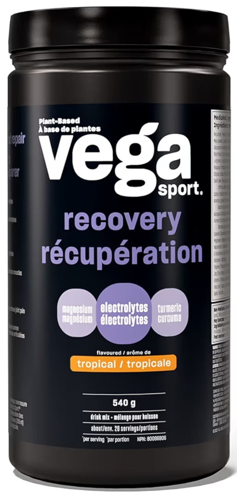 Vega Sport Pre-Workout Berry + Recovery Tropical Bundle Combo
