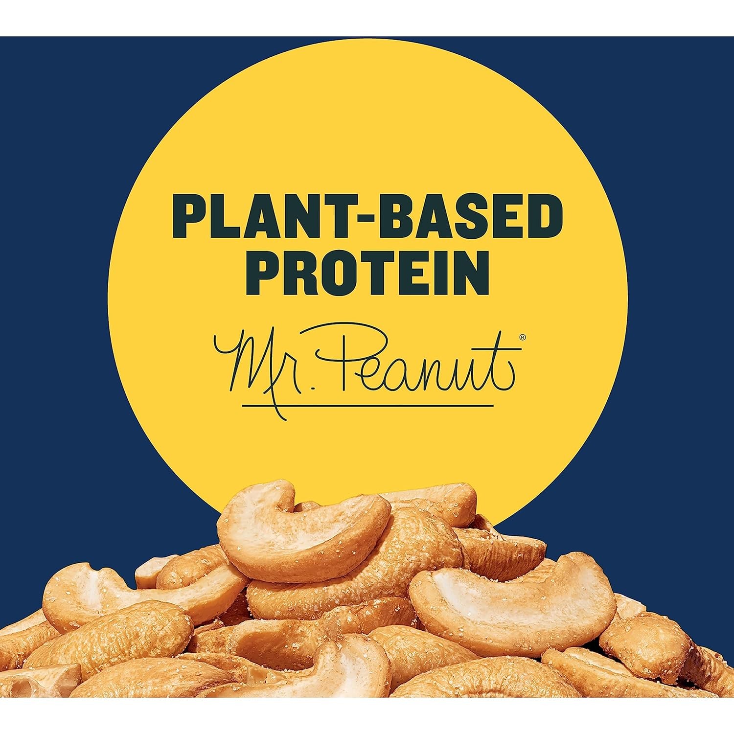 PLANTERS Salted Cashew Halves & Pieces, Party Snacks, 8 Ounce (Pack of 1)