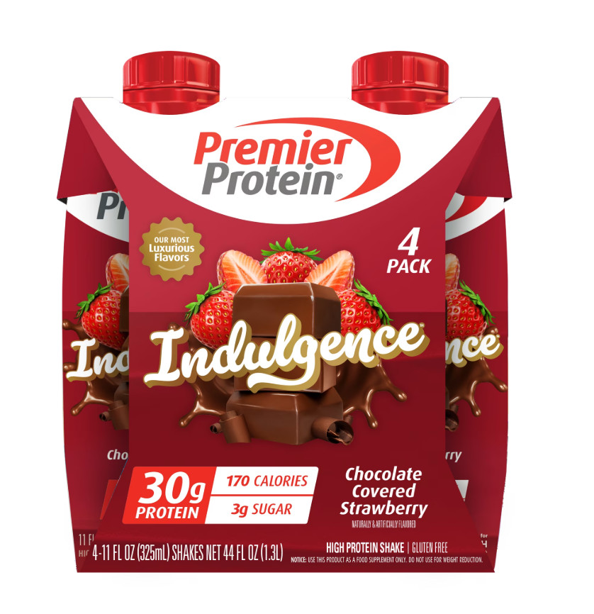 Premier Protein Indulgence Protein Shake, Chocolate Covered Strawberry, 30g Prot