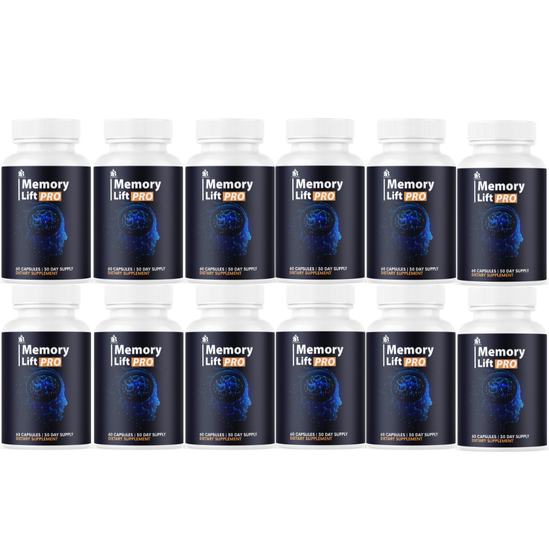 Memory Lift Pro Brain Supplement Wellness & Health Support Official- 12 Bottles