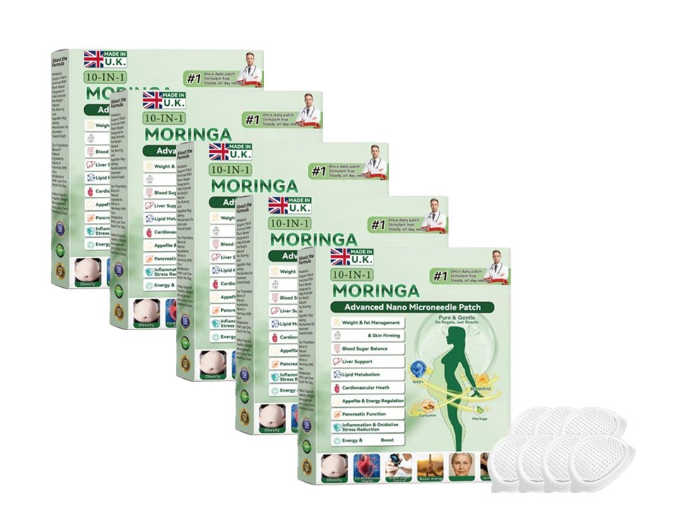 10-in-1 Moringa Advanced Nano Microneedle Patch Skin 7pcs/box Firming