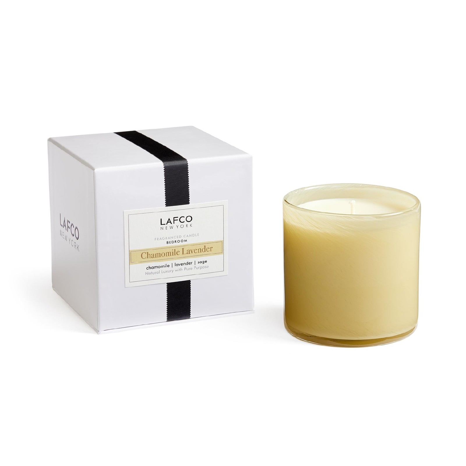 LAFCO New York Signature Candle, Chamomile Lavender – 15.5 oz – 90-Hour Burn …