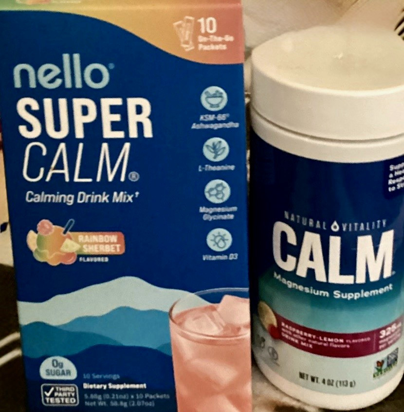 Nello Super Calm Rainbow Sherbet Drink Mix 10 Packets + CALM Magnesium 4oz