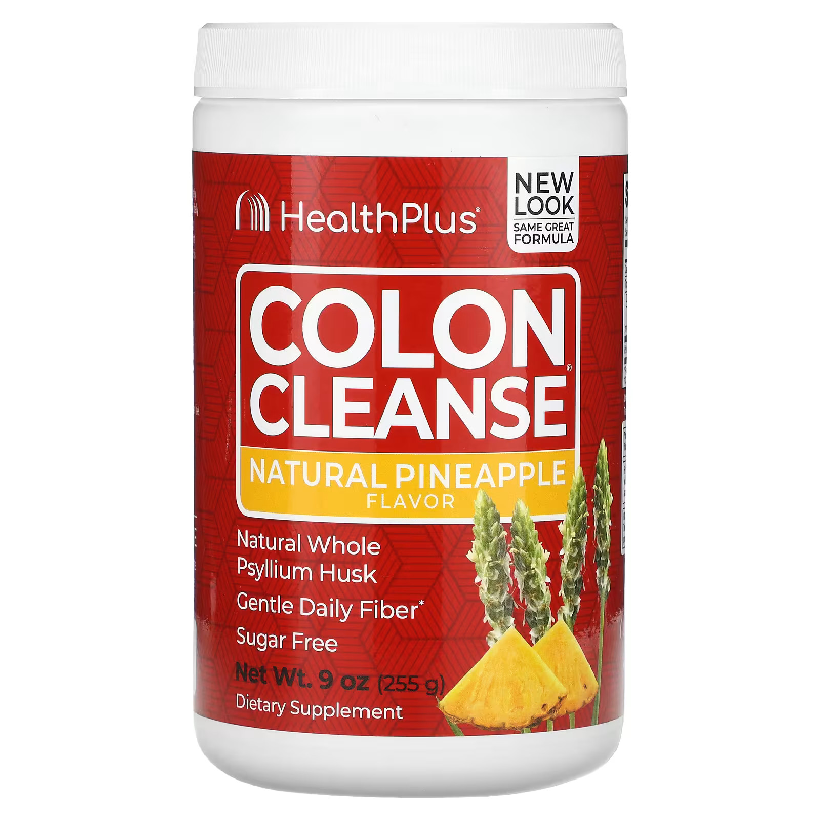 2 X Health Plus, Colon Cleanse, Natural Pineapple, 9 oz (255 g)