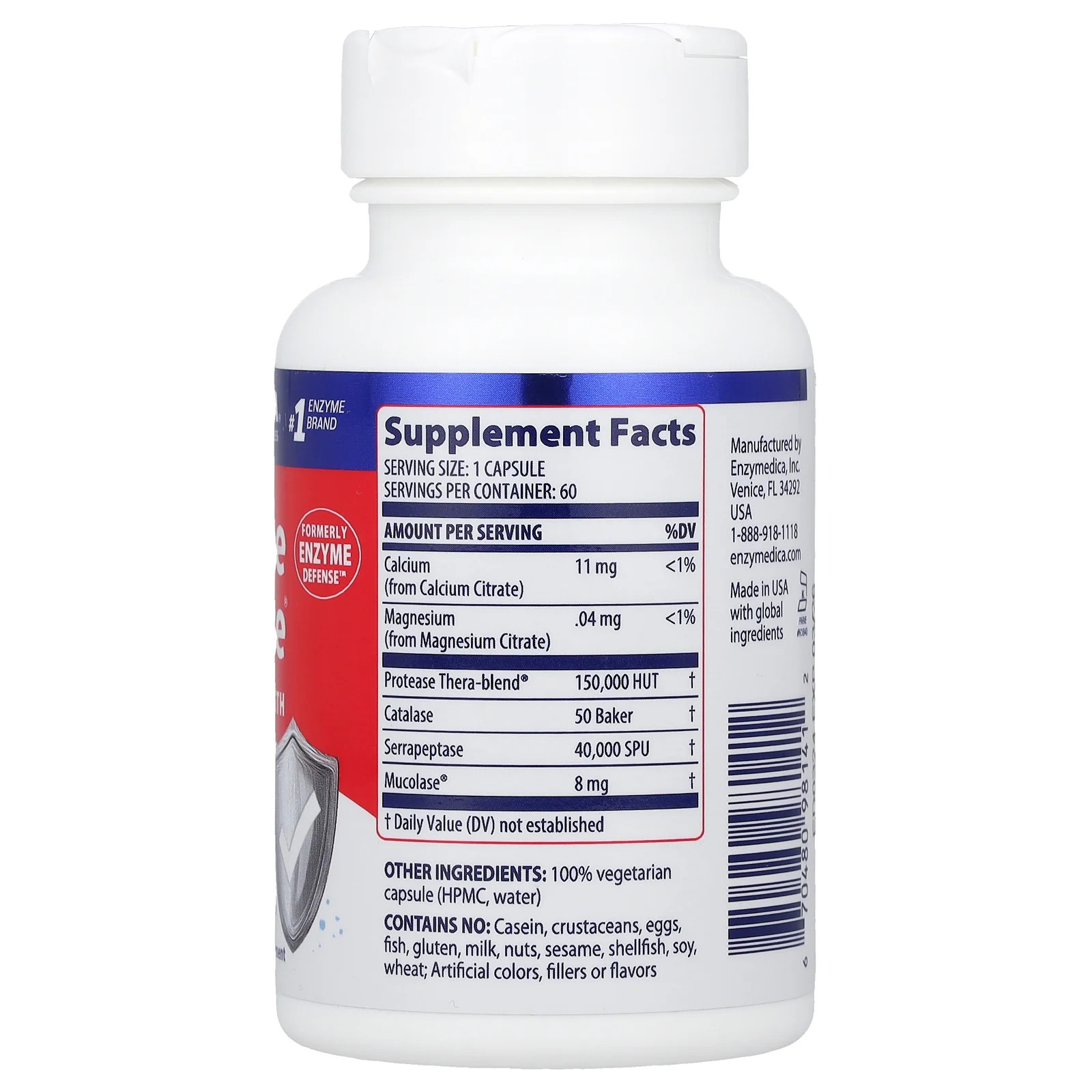 2 X Enzymedica, Immune Defense�, 60 Capsules