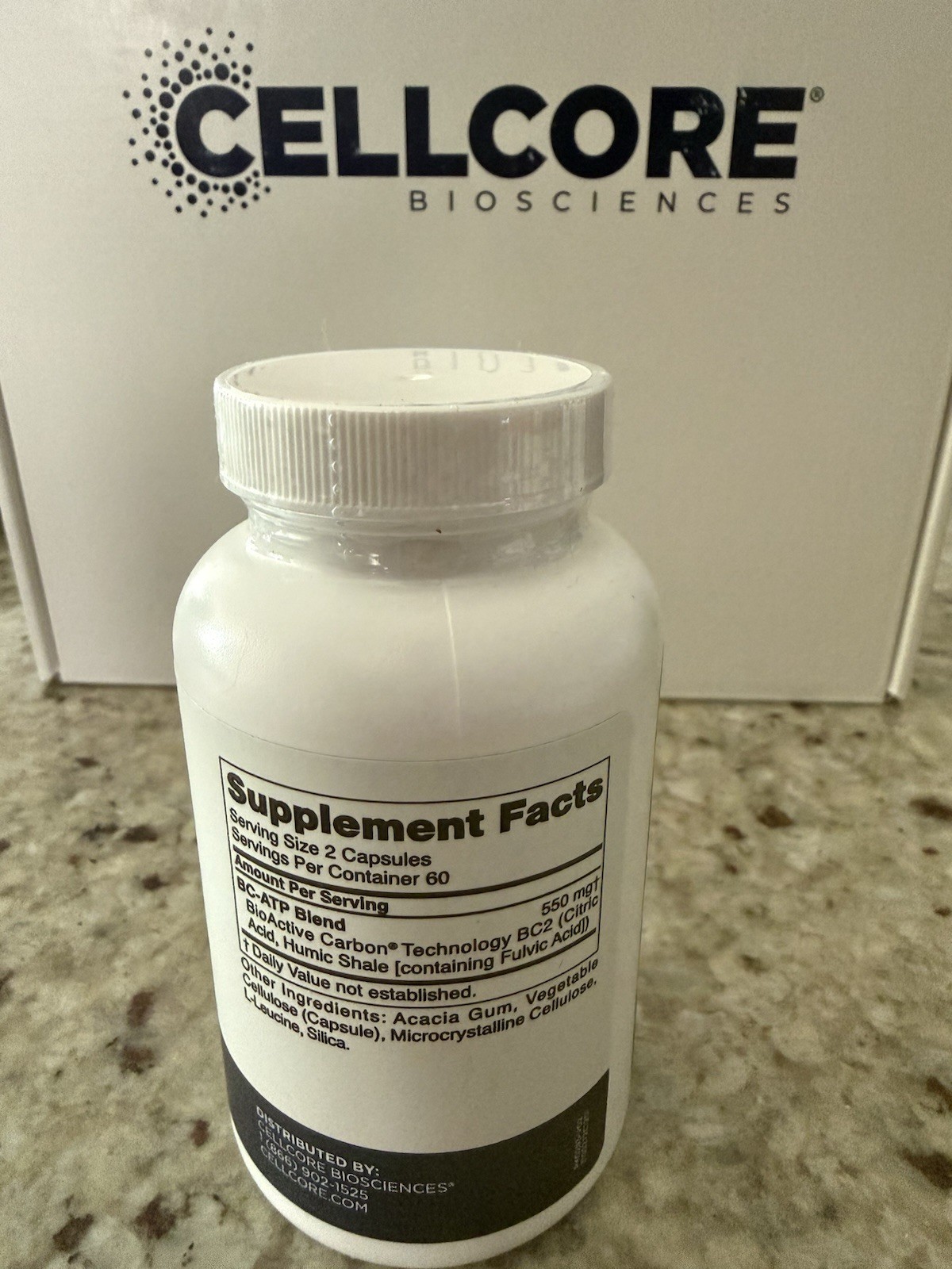 Cellcore Biosciences BC-ATP Mitochondrial & Detox Support – Sealed 120 ct. 11/25