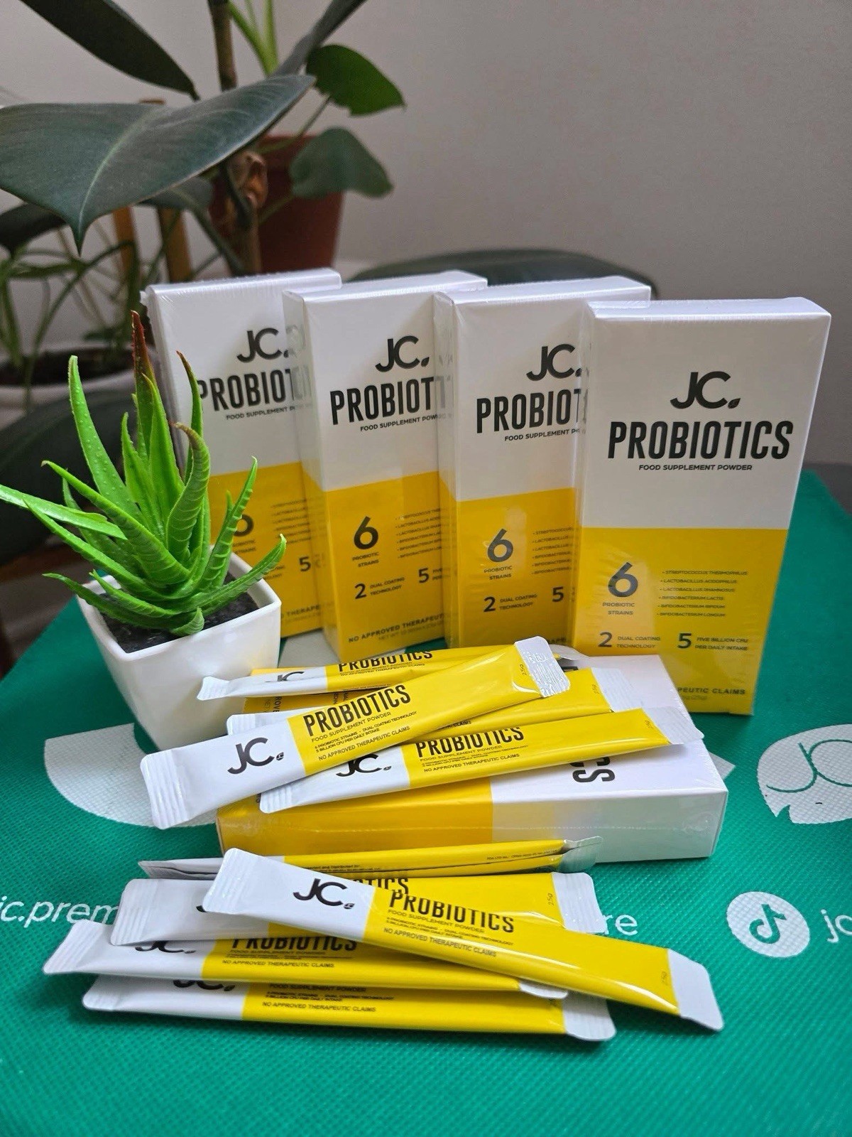 JC. Probiotic Powder Sachets Digestive Immune Gut Health Supplement Unisex Adult
