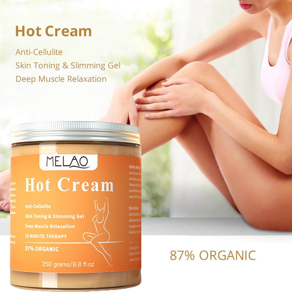 Anti-Cellulite Hot Cream Body Sweat Cream 250ML for Cellulite Massager Salon
