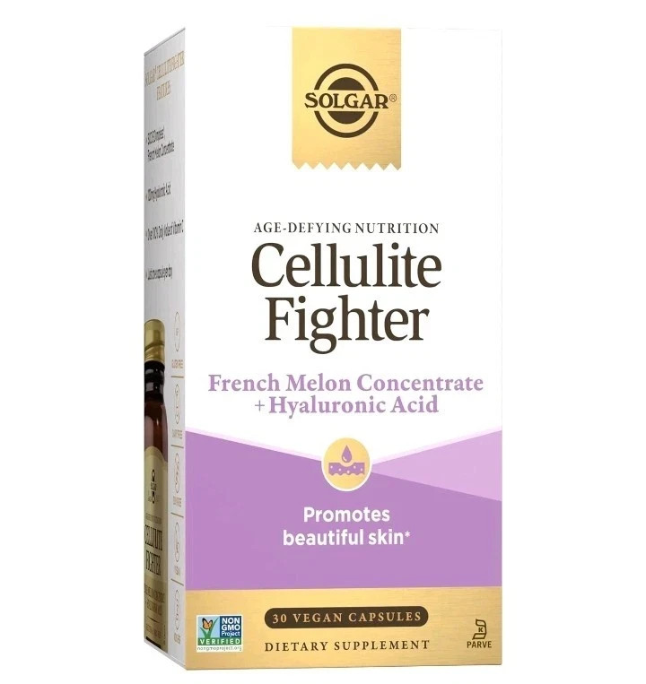 Sealed Solgar Cellulite Fighter, 30 Vegan Capsules Exp. 04/2026