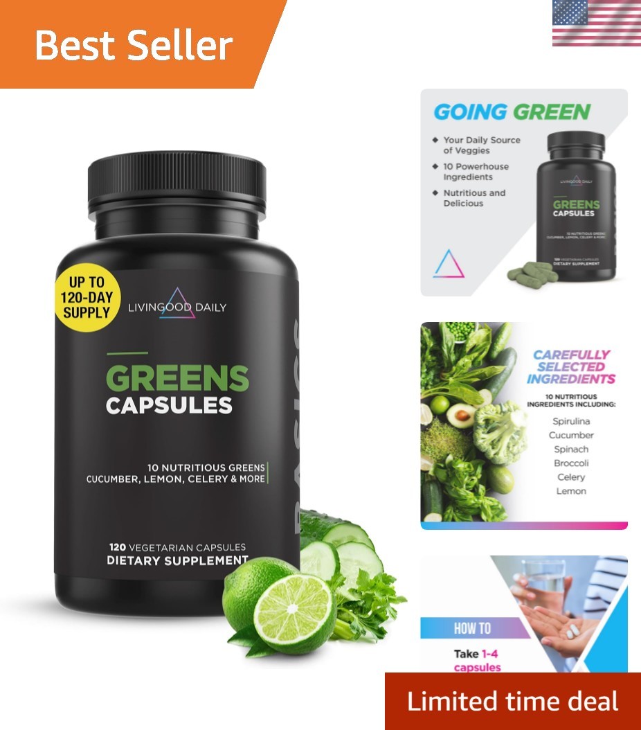 Nutritious Livingood Daily Greens – 10 Plant-Based Ingredients for Wellness