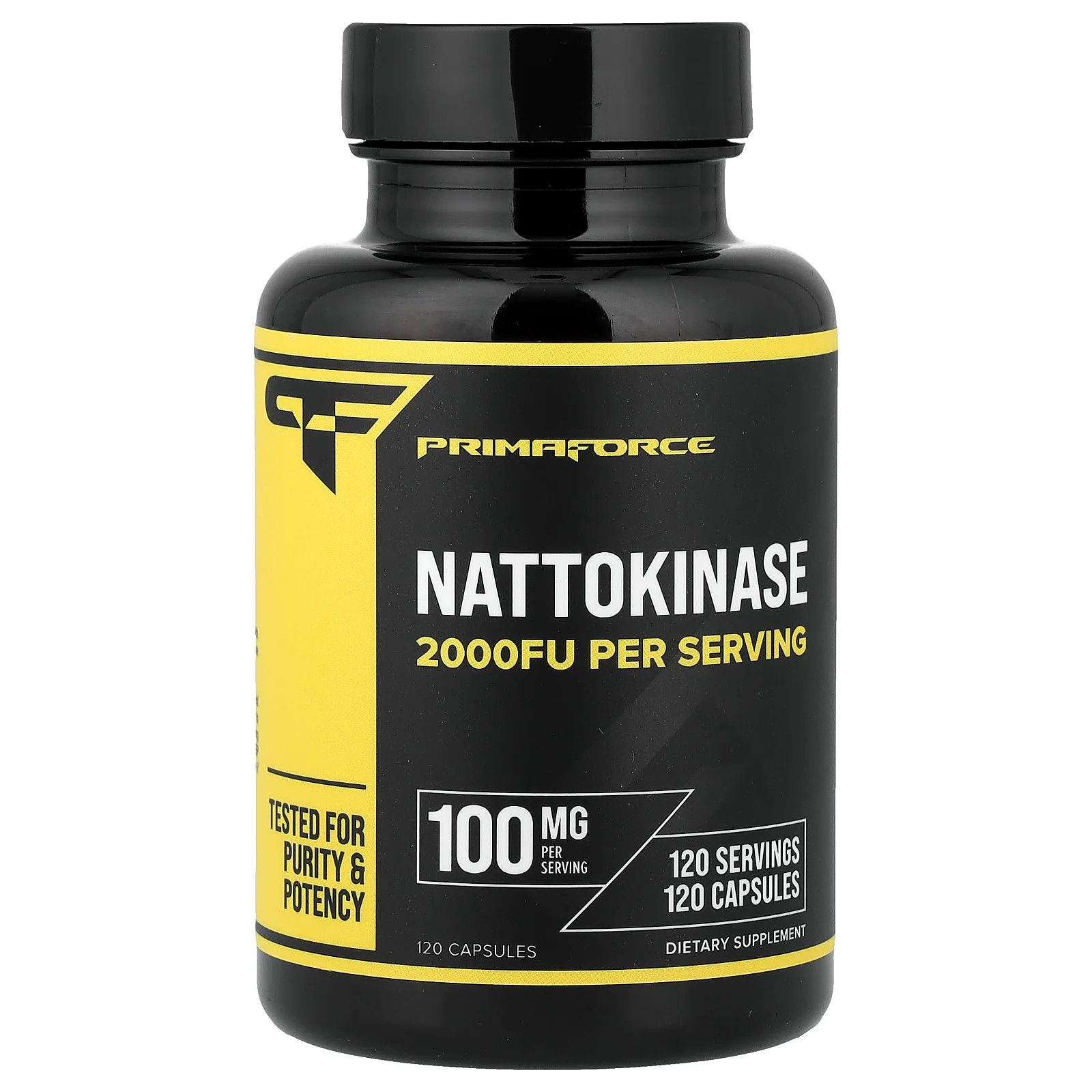 2 X Primaforce, Nattokinase, 100 mg, 120 Capsules