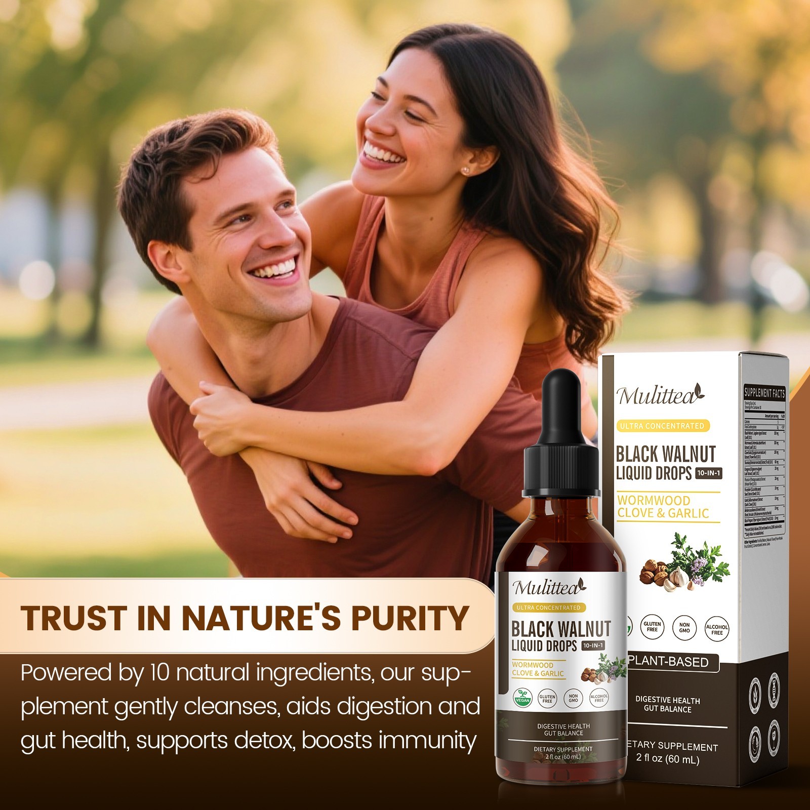 Parasite Cleanse Detox Worm & Parasite Cleanse, Black Walnut, Wormwood