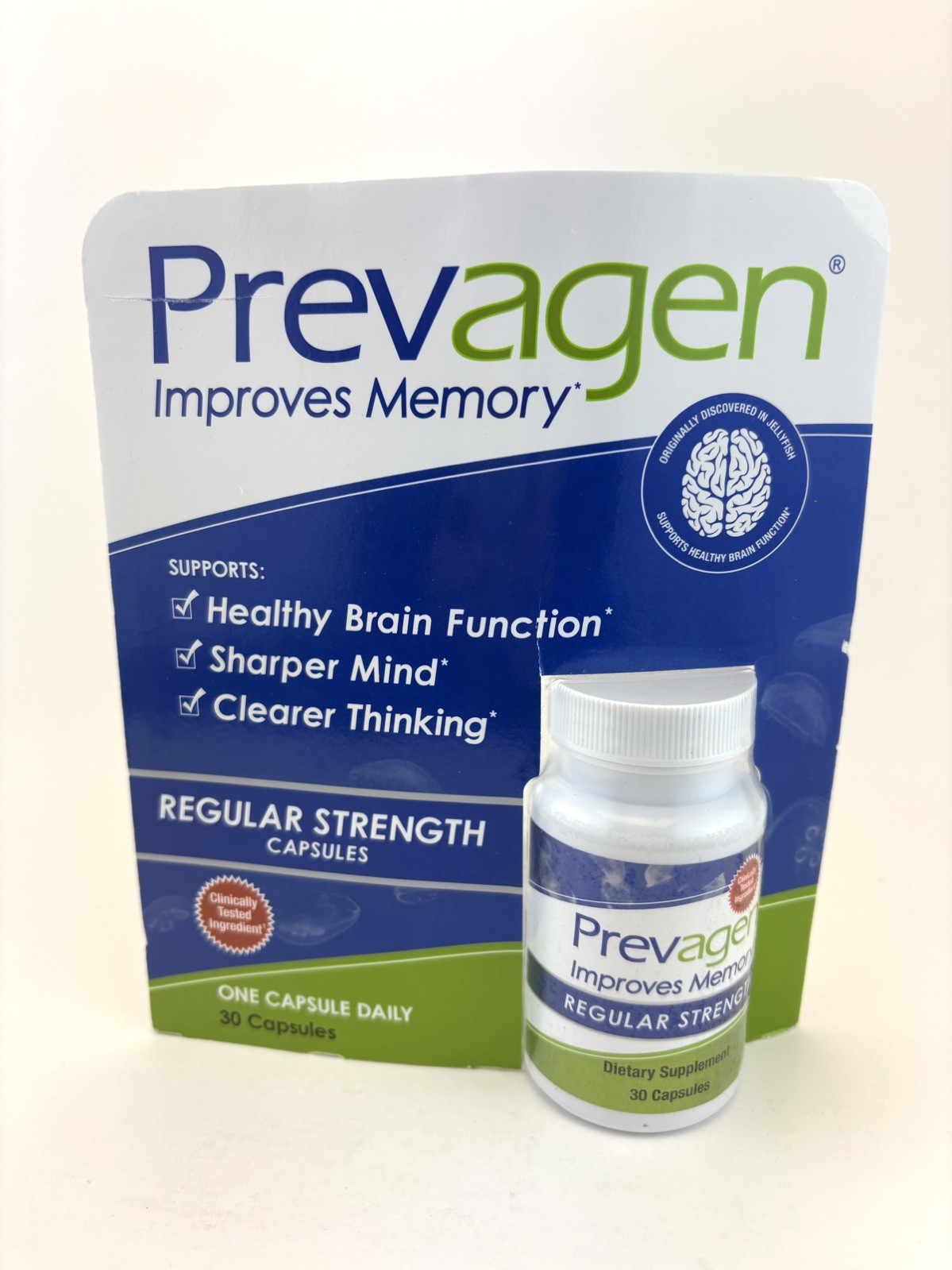 Prevagen Regular Strength 10mg Capsules – 30 Count