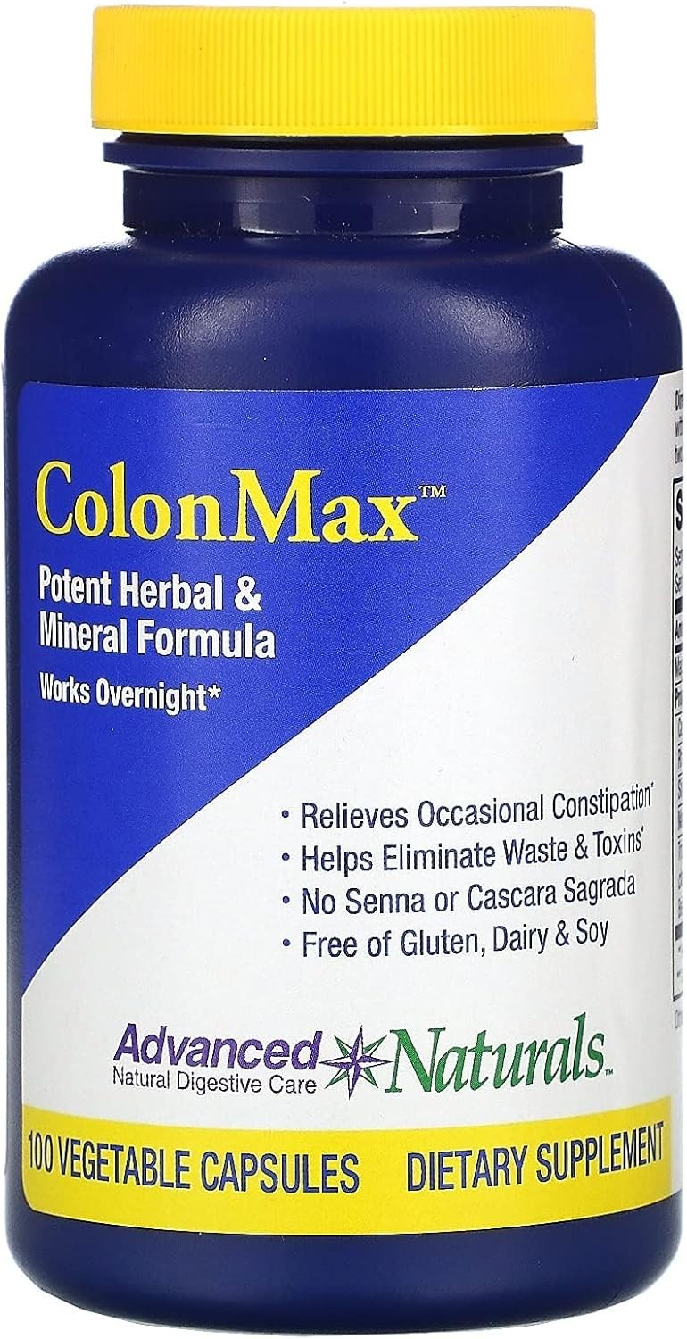 Colonmax Apple-Flavored 100 Count Capsules – Digestive Support Formula