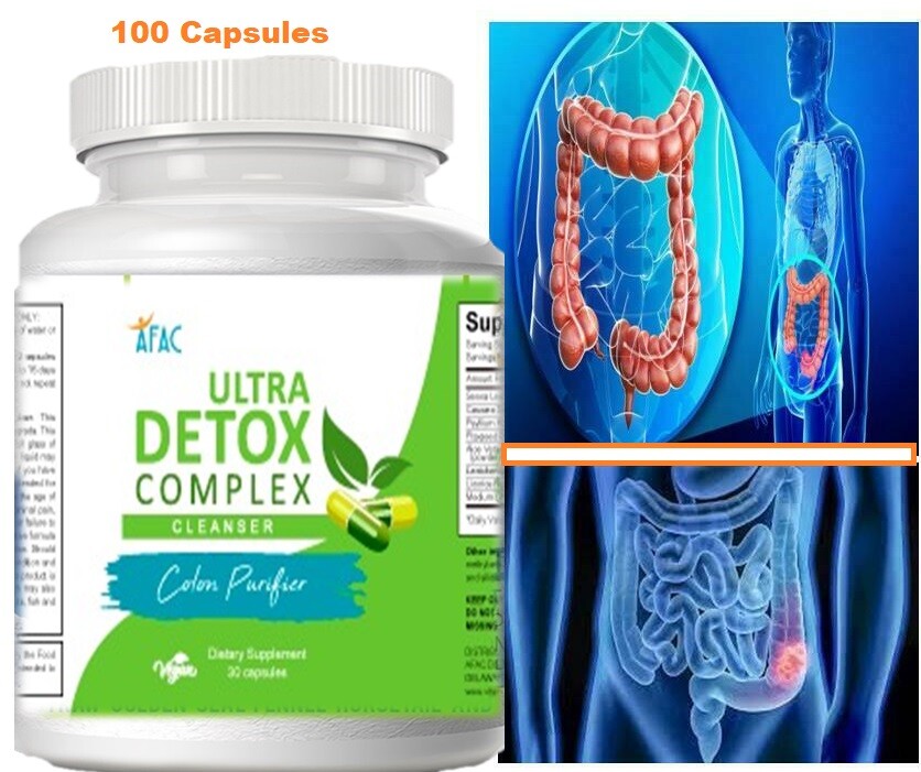COLON CLEANSER powder capsules colagina desentoxicador livera seltzer detox