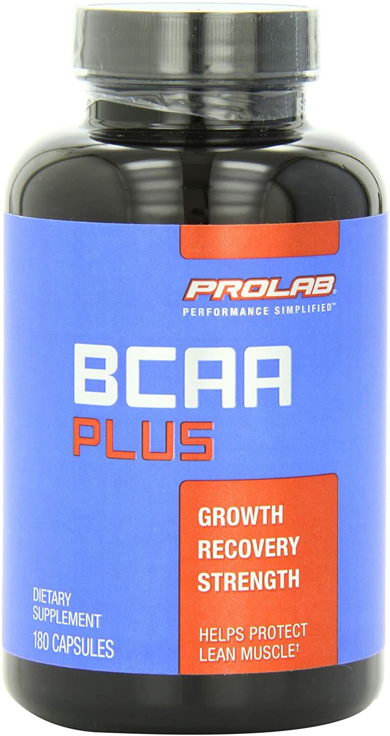Prolab | BCAA Plus – Growth, Recovery, Strength, Lean Muscle | 3,780mg, 180 Caps
