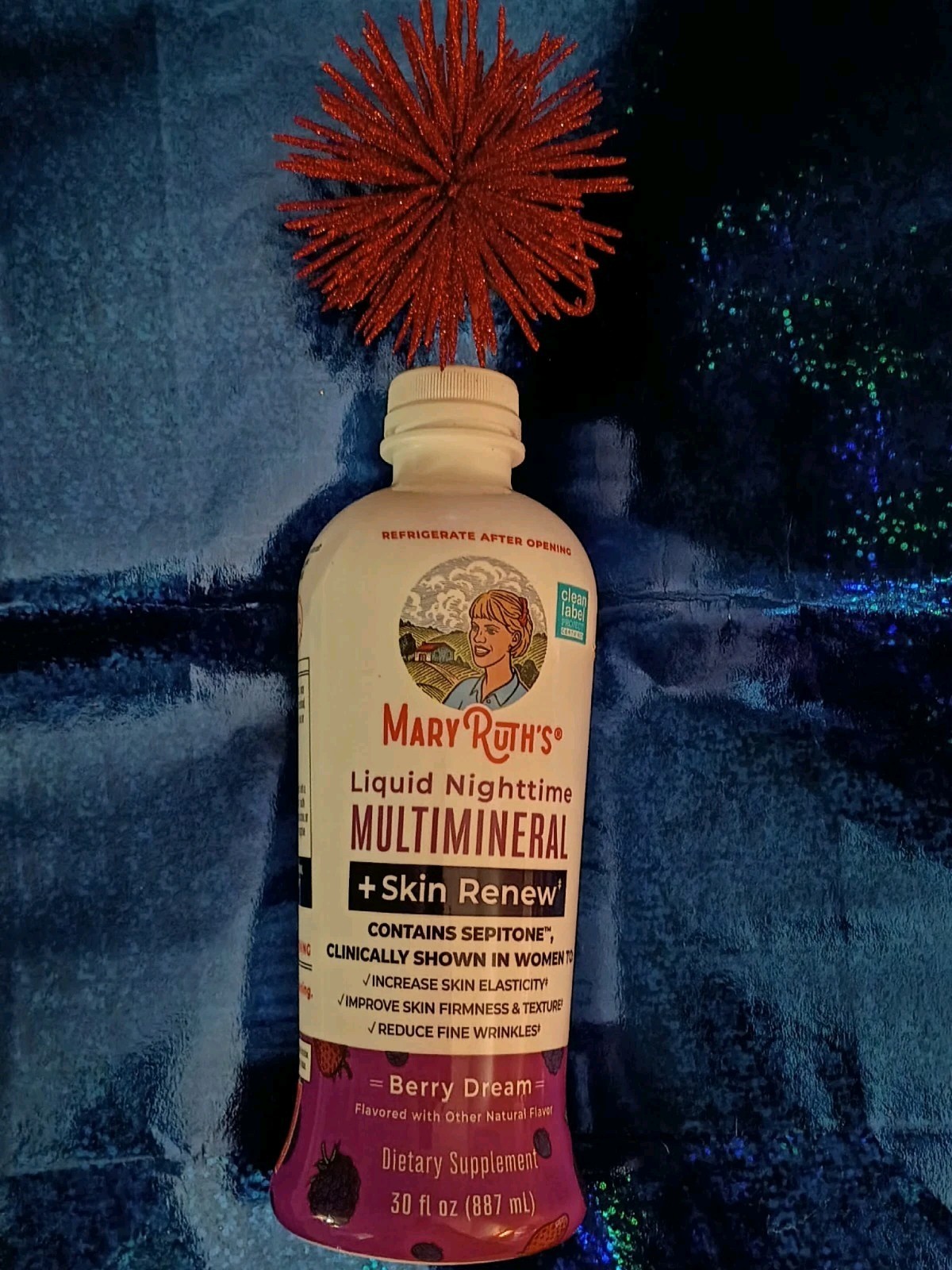 Mary Ruth’s Liquid Nighttime Multimineral + Skin Renew Berry Dream 30 fl oz 5/27