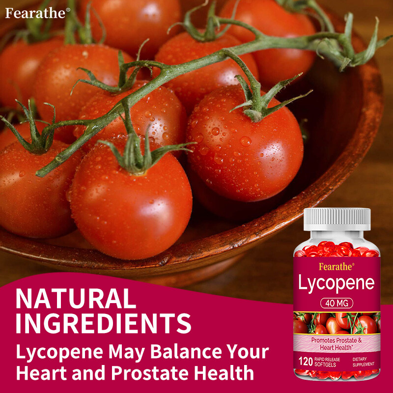 Lycopene Softgels 40mg High Protency Heart & Prostate Health Support