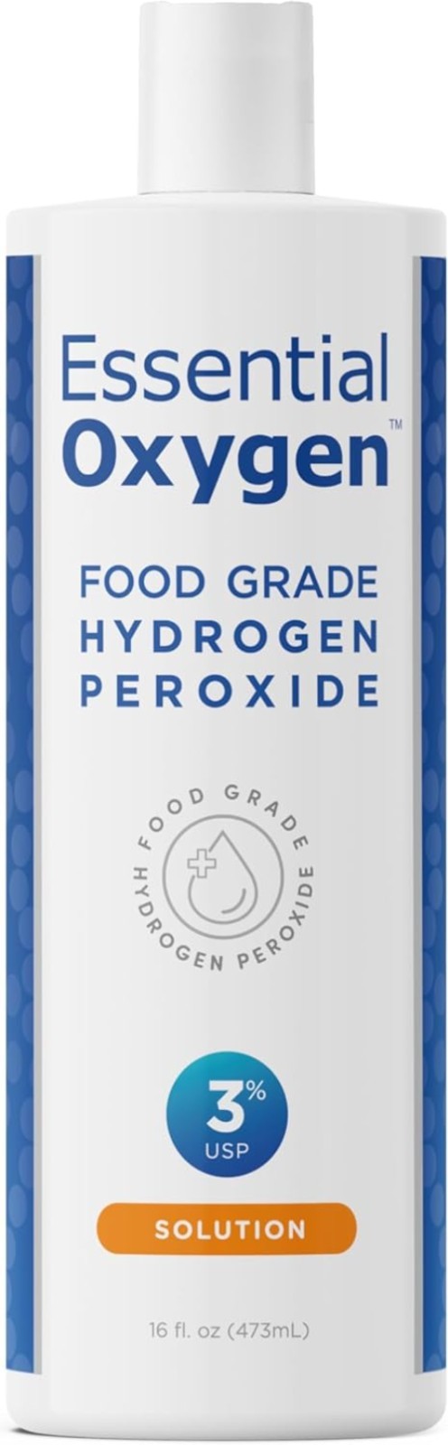Versatile 16 Fl Oz Hydrogen Peroxide – Biodegradable Household & Food Cleaner