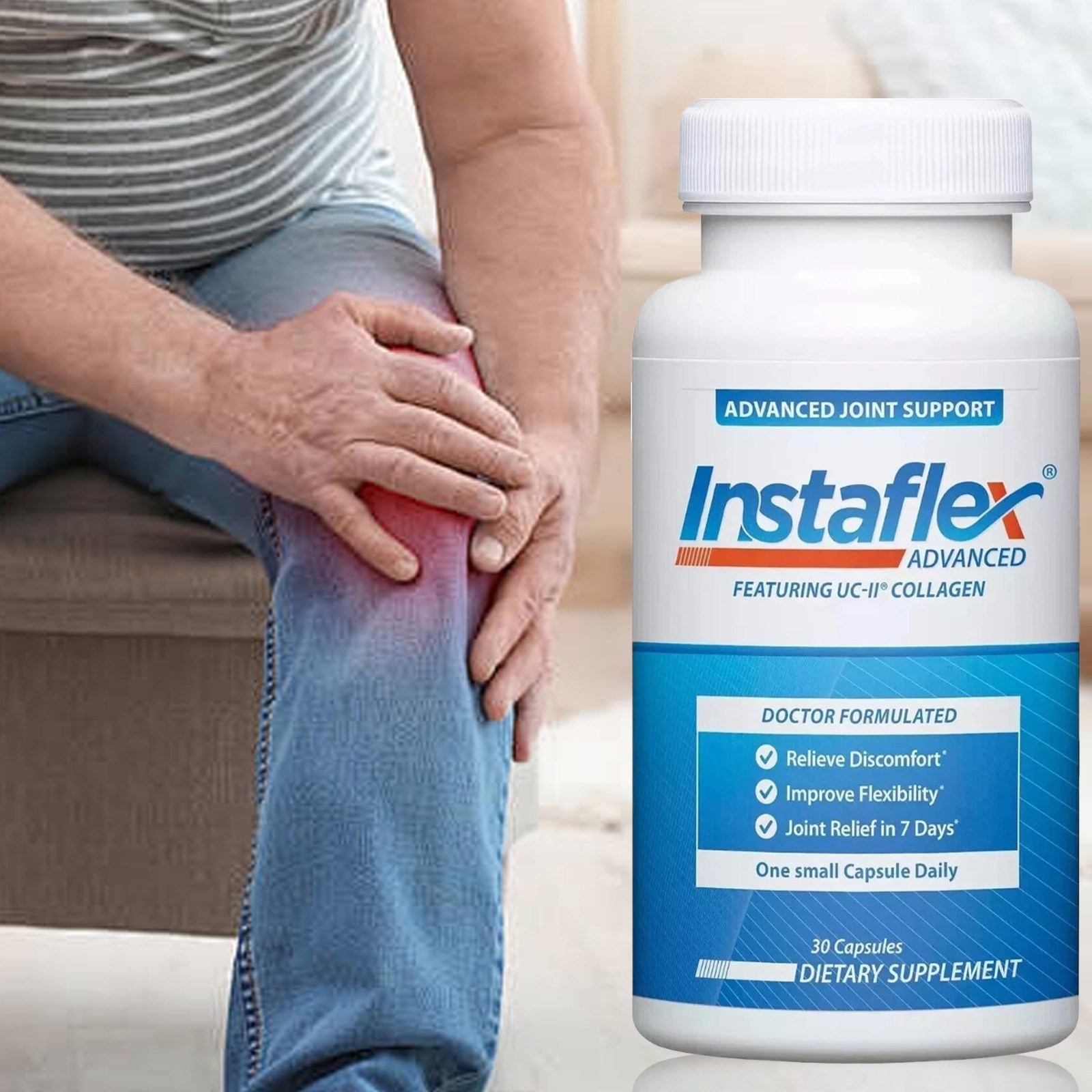 Instaflex Advanced Joint Relief Supplement – 30 Count Exp 2 Years