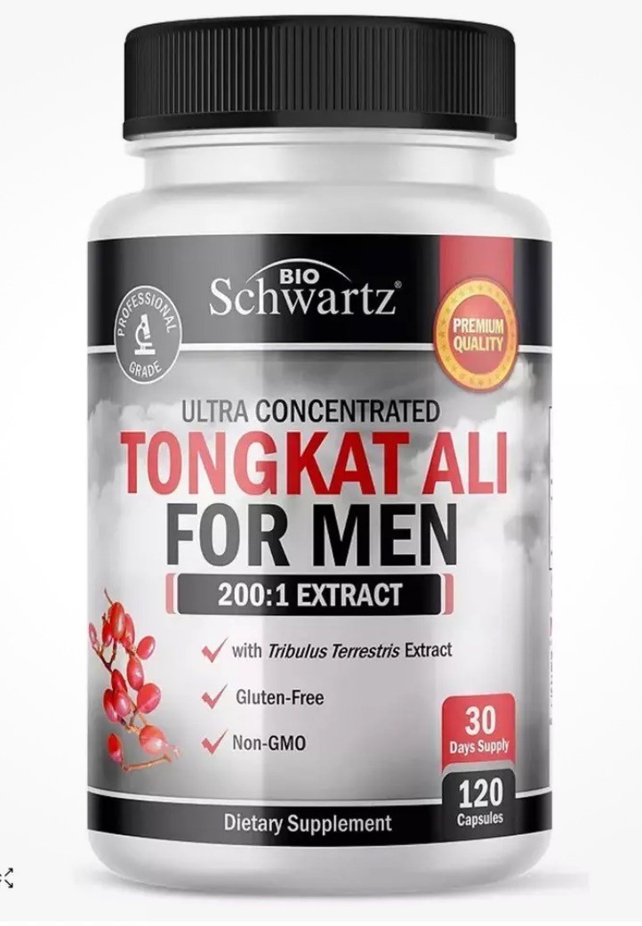 BioSchwartz Tongkat for Men’s Health, 1020mg, 120ct, Exp 3/26