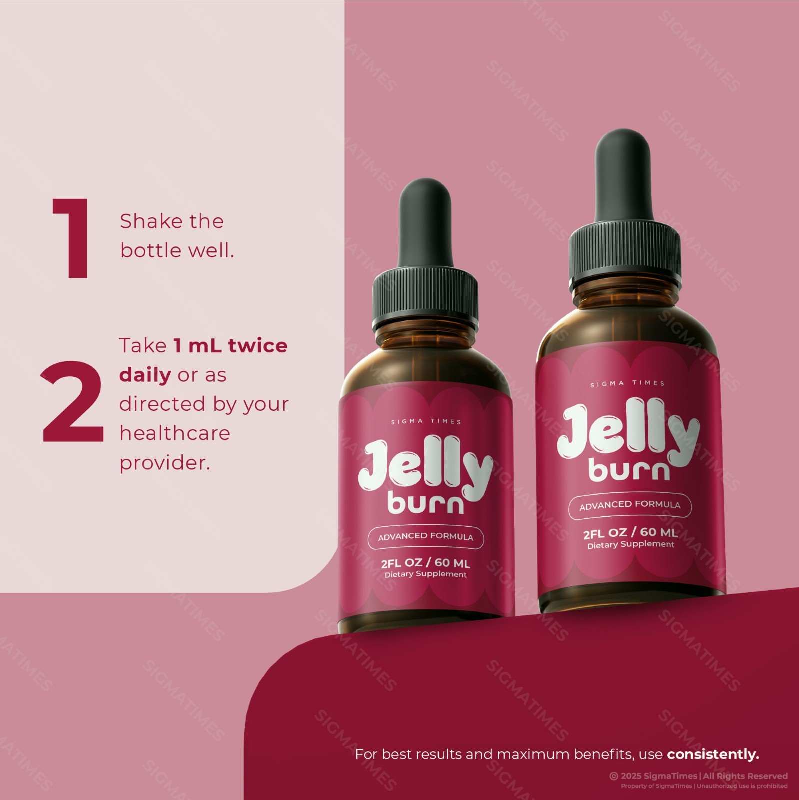 Jelly Burn Drops, Metabolism Support & Weight Loss Liquid Formula (30 serv)