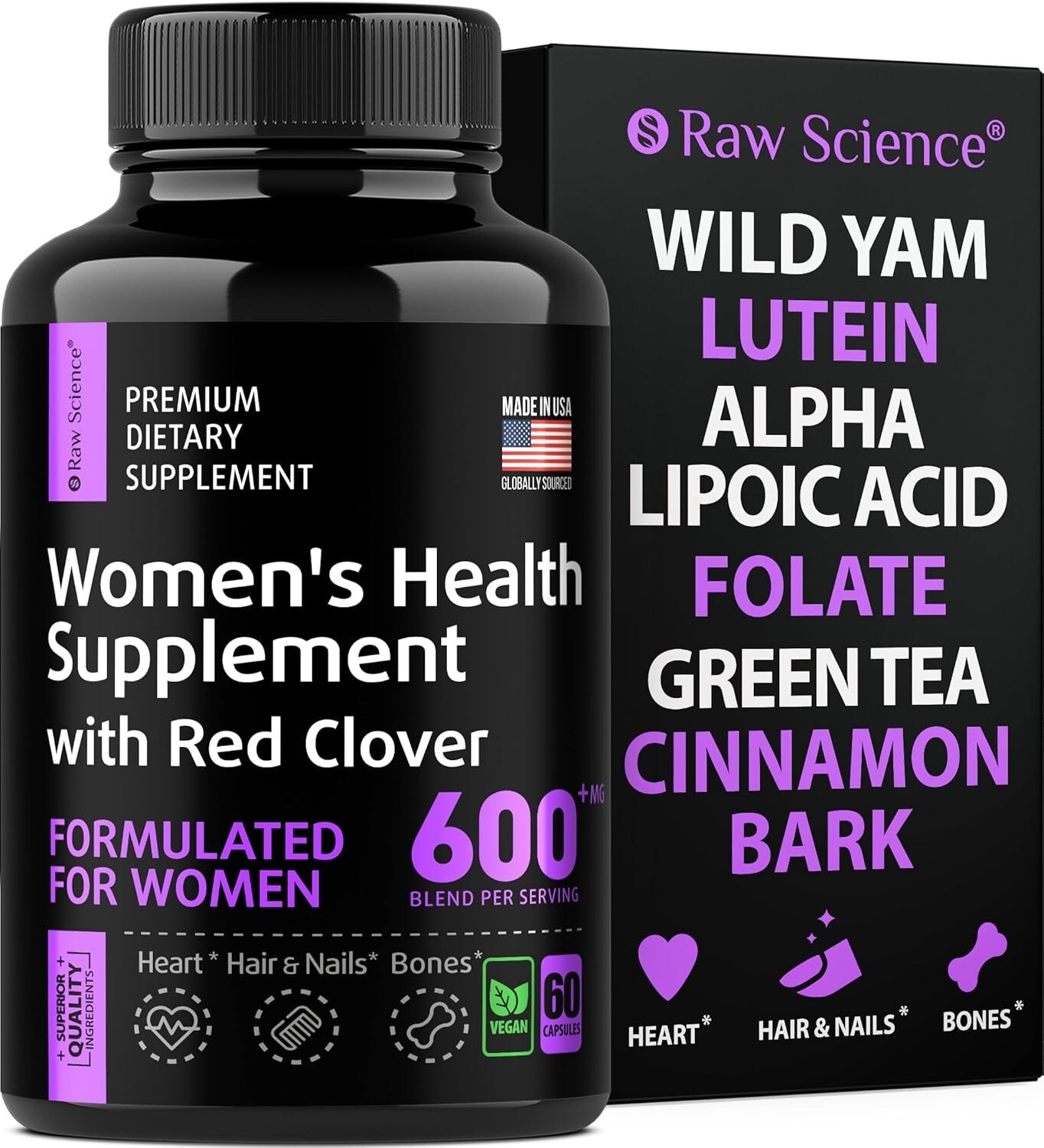 Womens Multivitamin Energy & Immune Support Daily Antioxidant B Vitamins Complex
