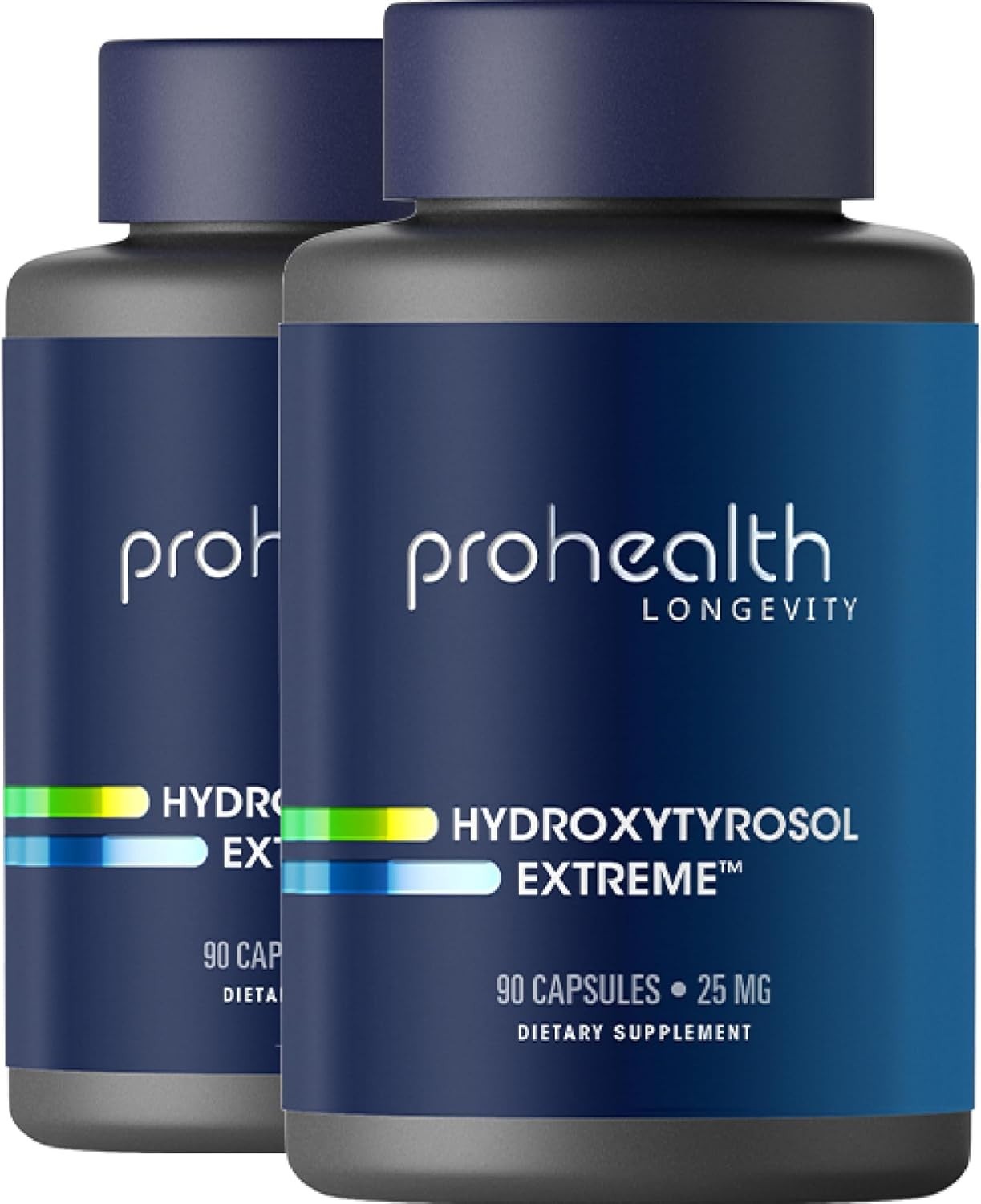 Hydroxytyrosol Extreme 2-Pack with Olea25 90 Vegetarian Capsules Organic Oliv…