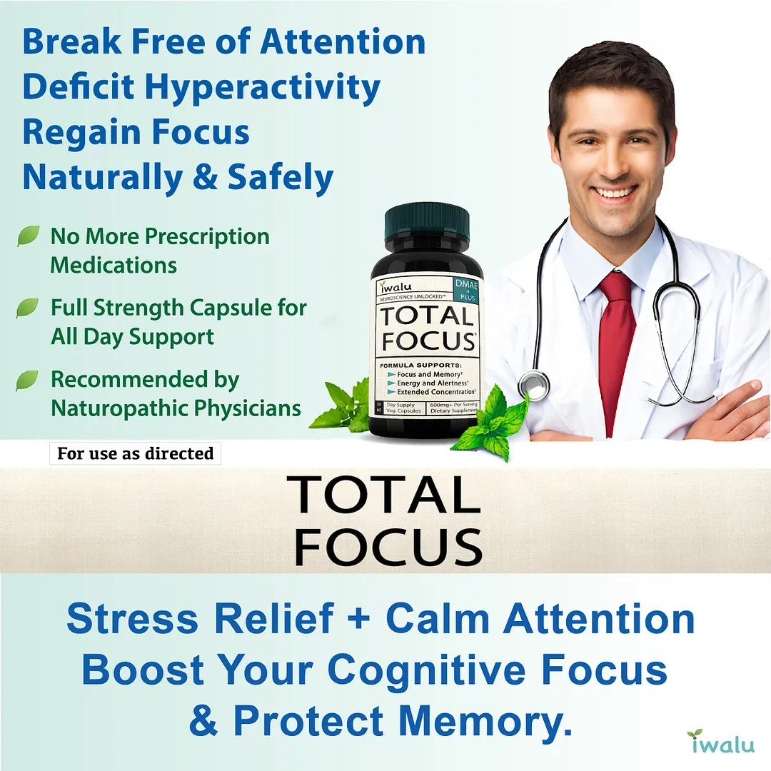 Focus Pills Max Strength | Best Supplement Capsule Pill Men Women FREE SHIP