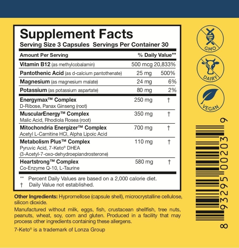 Researched Nutritionals – Optimized Energy Duo: ATP 360 + Energy Multi-Plex