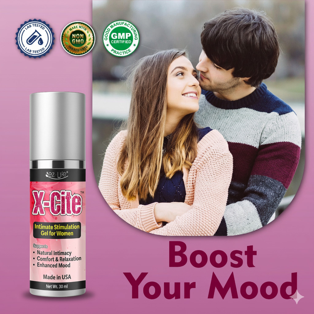 X Cite Female Stimulating Gel Intense Arousal Womens Lubricant Intimate Lube