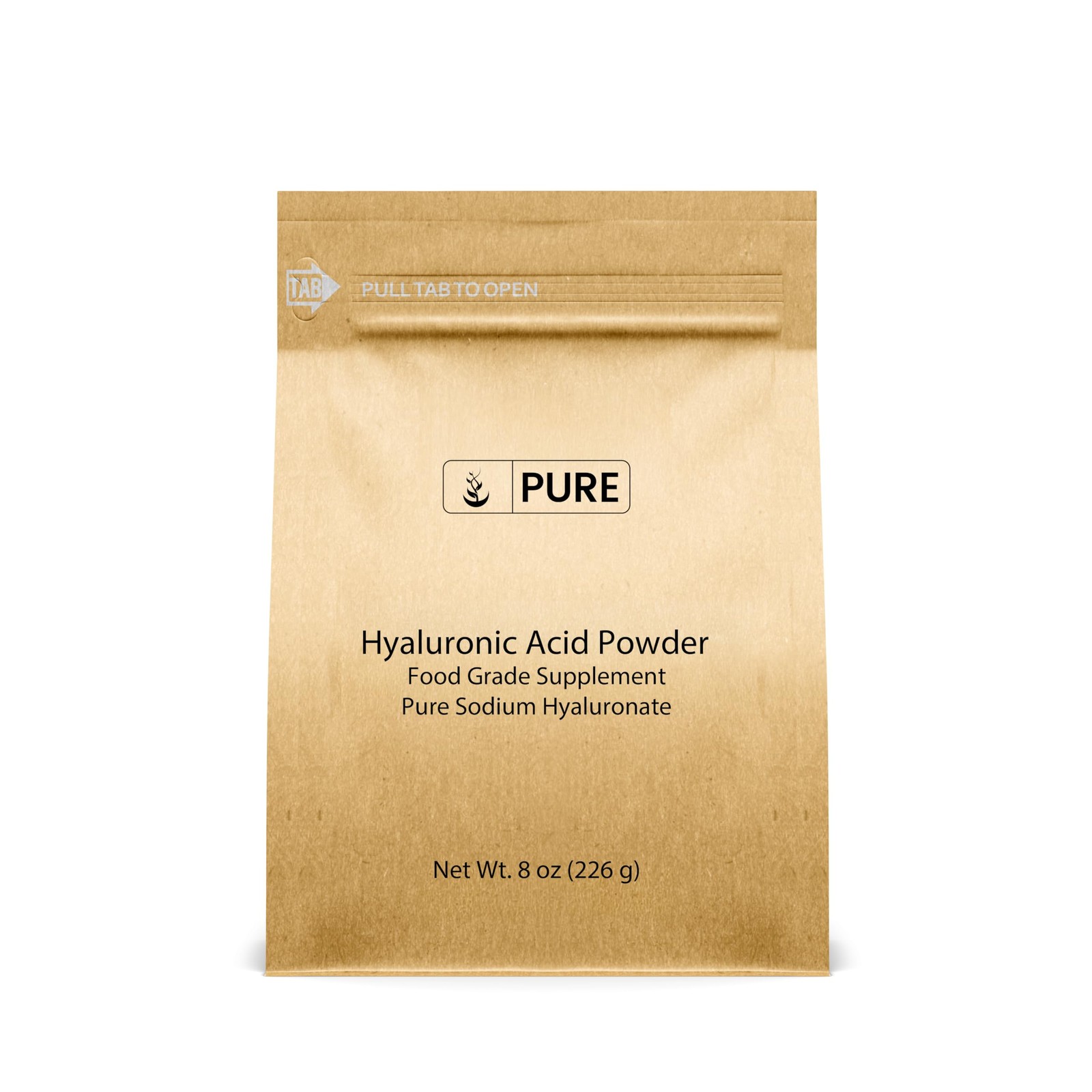 Pure Original Ingredients Hyaluronic Acid 8 Oz Water Soluble Fine Powder